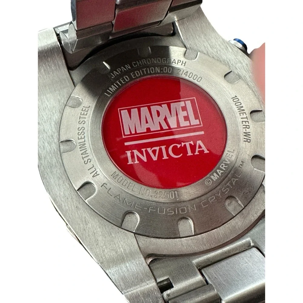 Marvel Comics Invicta 32501 Captain America LE #12/4000 Watch